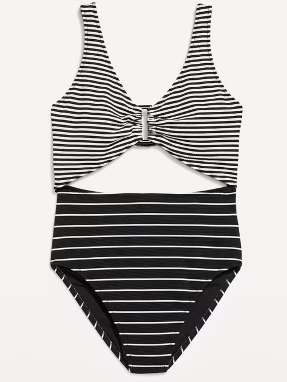 Women’s Old Navy Textured One-Piece Cut-Out Swimsuit